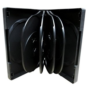 DVD Case 10 Way Black (Single)