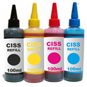 Continuous Ink System 4 Ink Set (400ml) for Epson Printer
