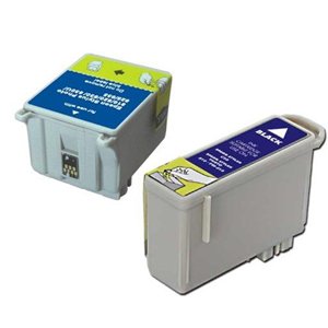 Epson T007 & T008 Compatible 2 Cartridge Ink Set - Golden Eagle & Toucan