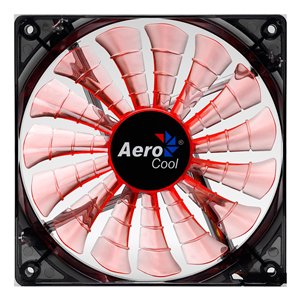 Aerocool Shark 120mm Quad Evil Orange LED Case Fan