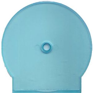 Single CD/DVD C-Shell Storage Clam Case (BLUE) - (Single Unit)