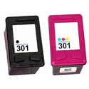 Hewlett Packard HP No 301XL Black and Colour Compatible Ink Cart Cartridges