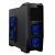 CiT Dominator Black ATX PC Tower Gaming Case with 4 Blue LED Fans and Card Reader (No PSU) (719)