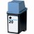 Hewlett Packard HP No 20 Black Compatible Ink Cart Cartridges