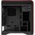 Aerocool DS 200 Red Gaming Case Noise Dampening 2 x USB3 7 Colour LCD Panel (980)