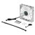 Aerocool Shark 120mm Quad White LED Case Fan